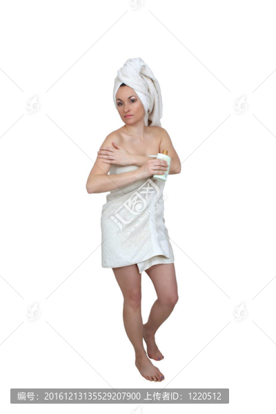 美麗的bath-n-body女人（2）