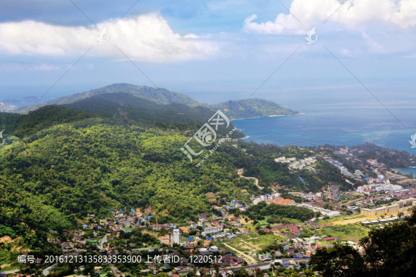 在卡塔從海灘上種；普吉島；泰國(guó)
