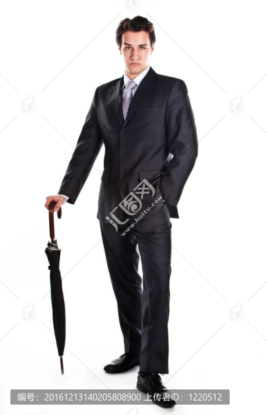 帶傘的商人