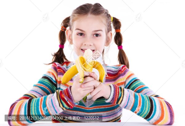女孩與香蕉