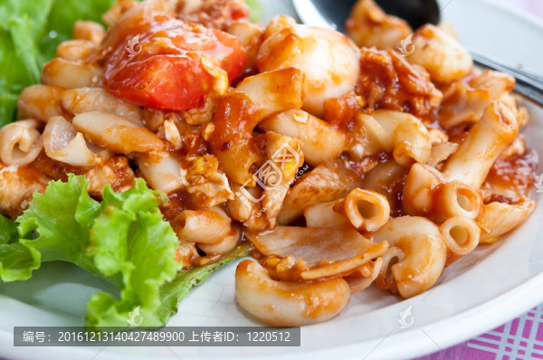油炸雞肉通心粉