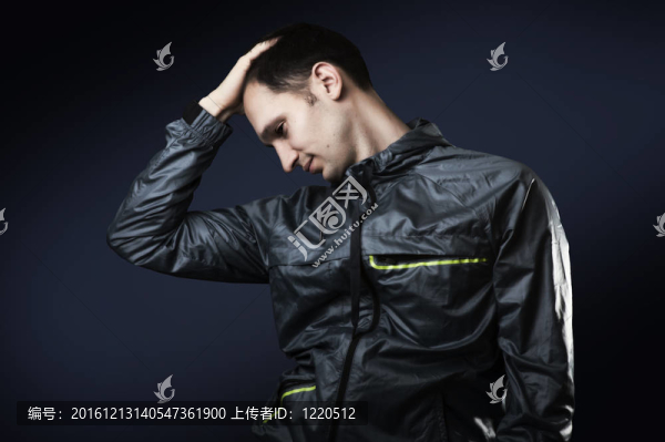 年輕性感男人肖像