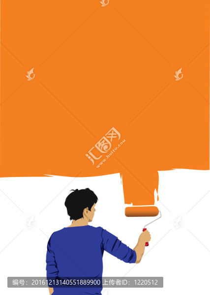 油漆滾筒刷強(qiáng)橙