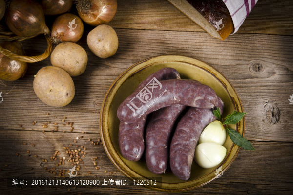 krupniok傳統(tǒng)血香腸在波蘭美食