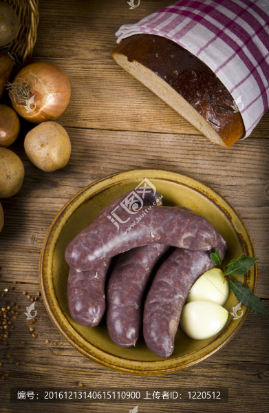 krupniok傳統(tǒng)血香腸在波蘭美食