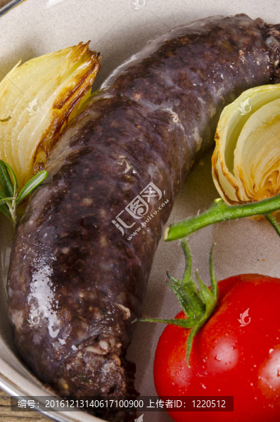 krupniok傳統(tǒng)血香腸在波蘭美食