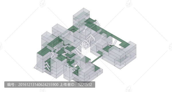 X射線的綠色建筑
