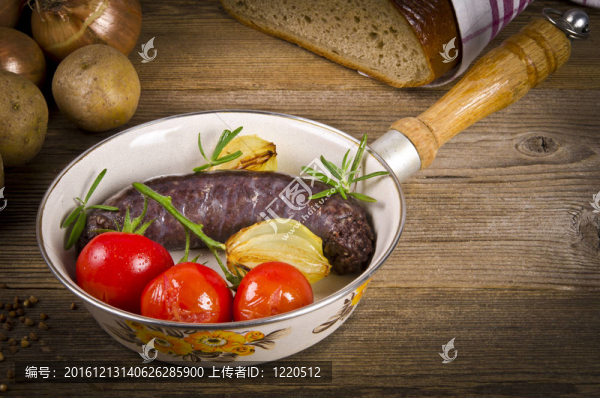 krupniok傳統(tǒng)血香腸在波蘭美食