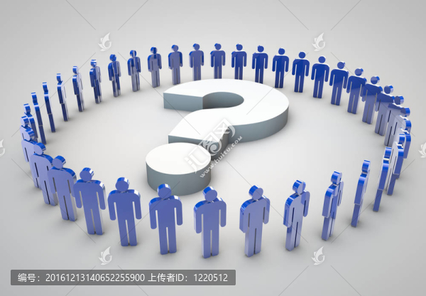 白的問(wèn)題符號(hào)