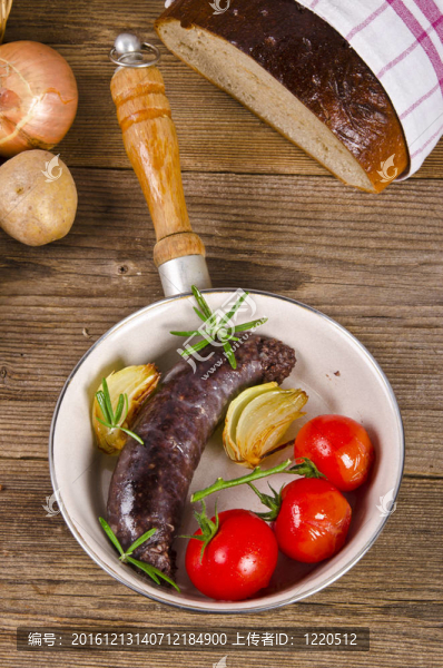 krupniok傳統(tǒng)血香腸在波蘭美食
