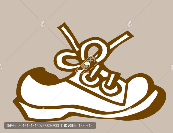 棕色背景的舊鞋；