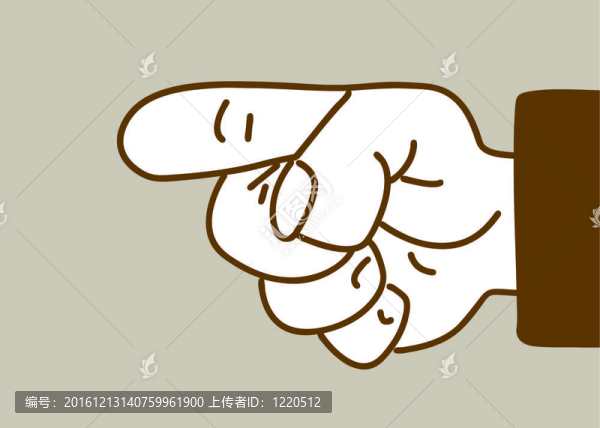 手上棕色背景；