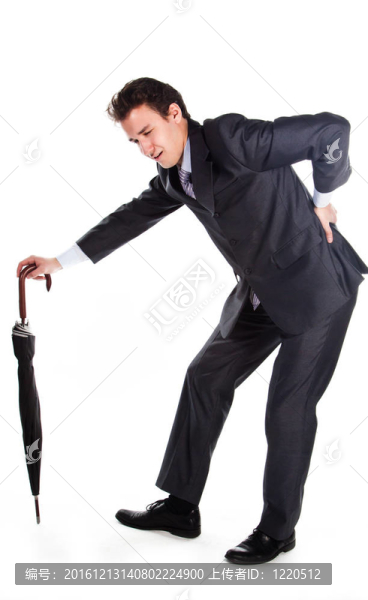 帶傘的商人