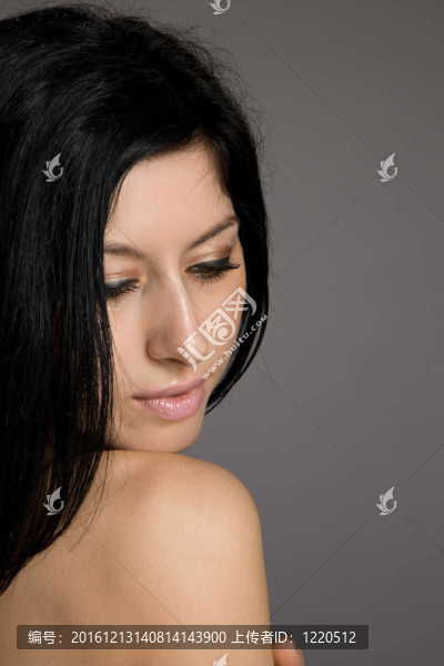 美麗性感的女人肖像