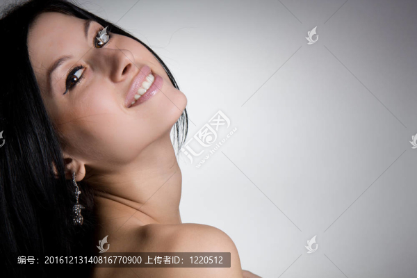 美麗性感的女人肖像
