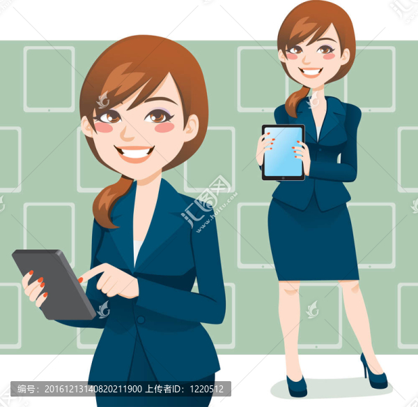 黑發(fā)的女商人