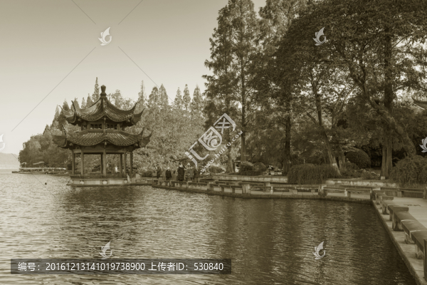 杭州西湖懷舊照片