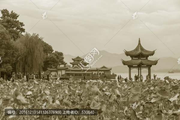 杭州西湖懷舊照片