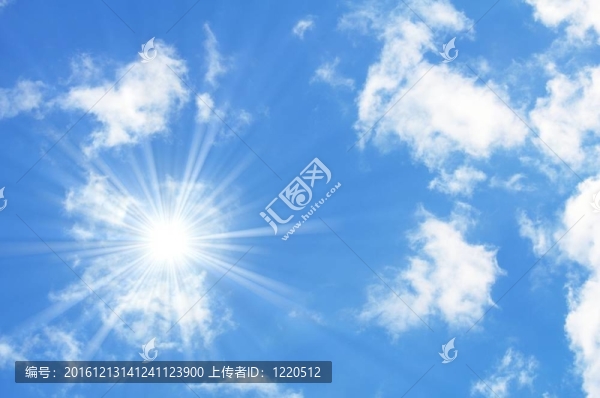 藍色的天空