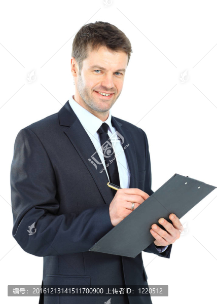 商人寫在剪貼板我們