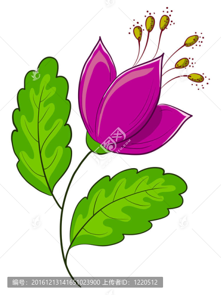 抽象的花朵