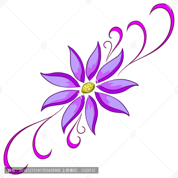 抽象的花朵