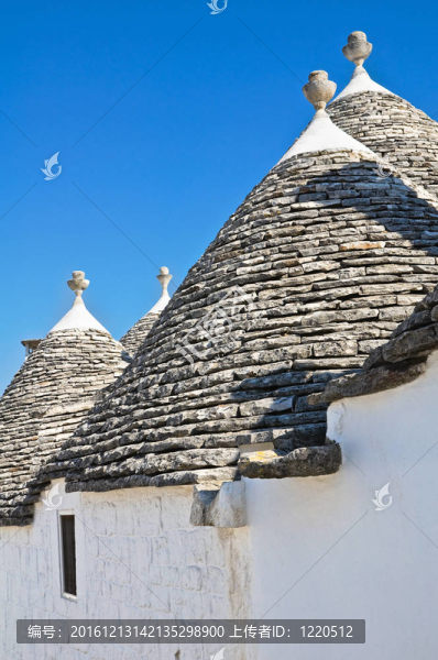 Alberobello,s,Trulli。普利亞。意大利.