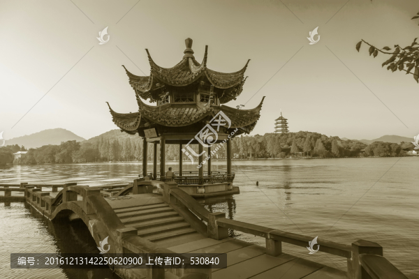 杭州西湖懷舊照片