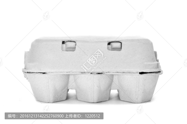 白色背景蛋盒