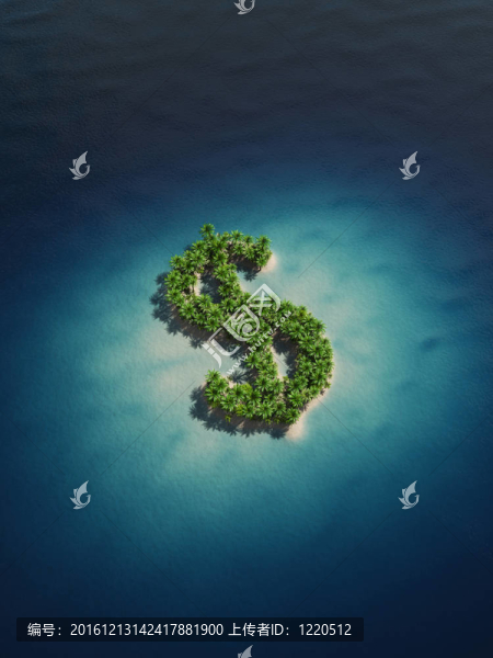 美元的島