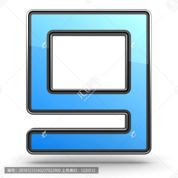 現(xiàn)代金屬邊框設(shè)計中的字母G藍色圖標(biāo)