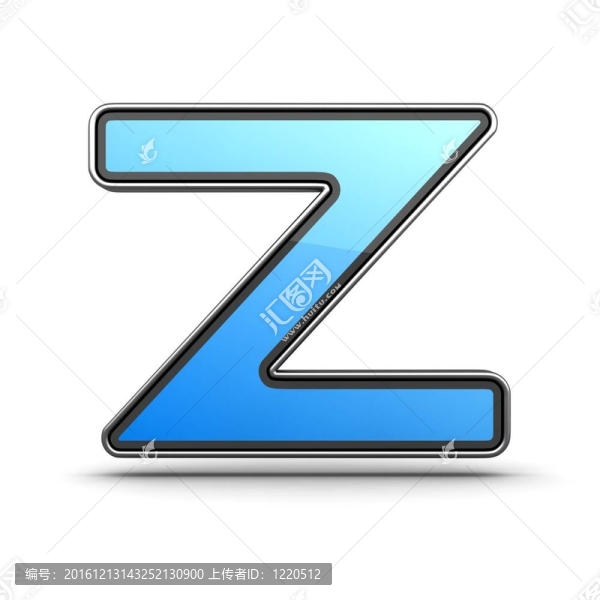 現(xiàn)代金屬邊框設(shè)計中的Z,Z藍色圖標