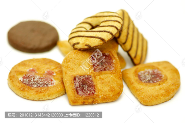 蛋糕和巧克力釉孤立在白色背景