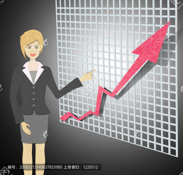 商業(yè)婦女與再生紙工藝棒。