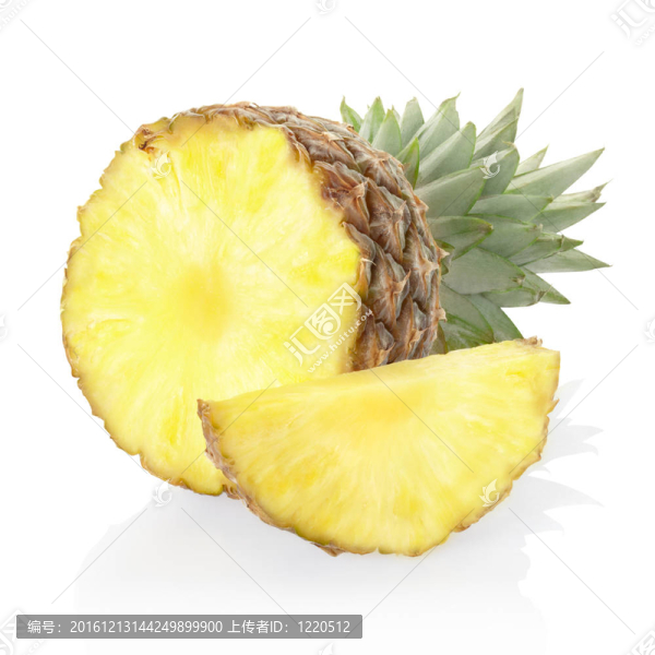 新鮮的菠蘿果實