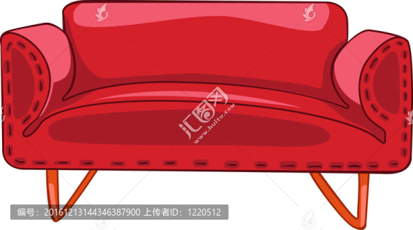 卡通家居家具沙發(fā)