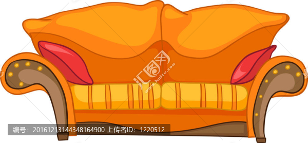 卡通家居家具沙發(fā)