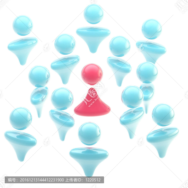 圖標像粉紅色的女人包圍著一群男人