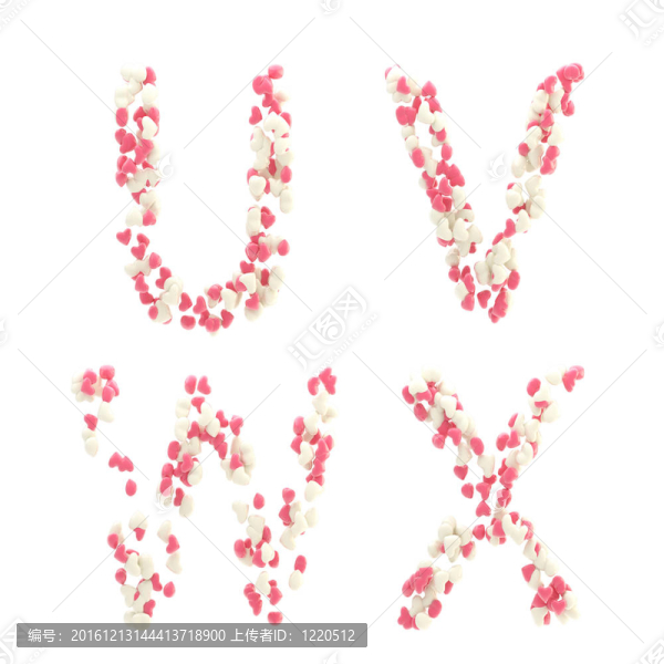 情人節(jié)的心字母