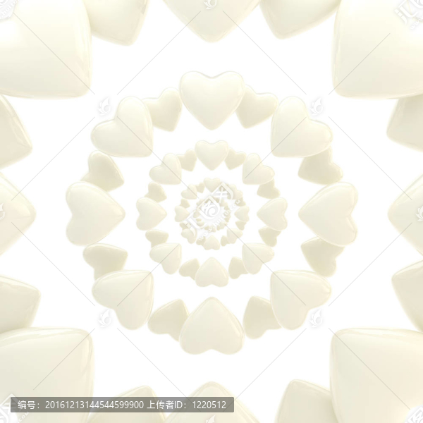 抽象背景由光滑的心