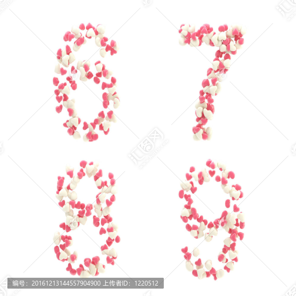 情人節(jié)的心字母