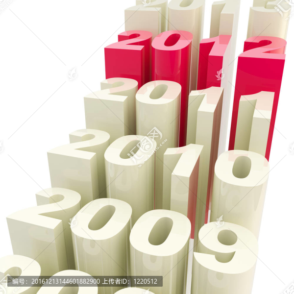 2012：年度時(shí)間表作為一個(gè)開(kāi)裂樓梯