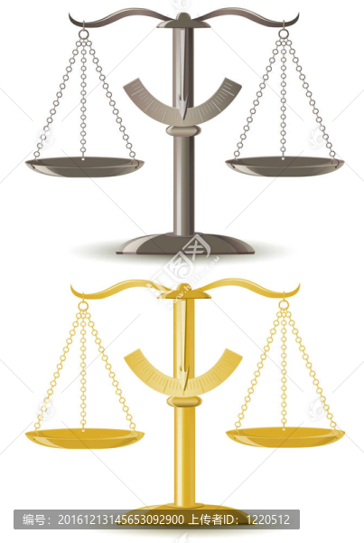正義尺度插畫