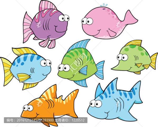 夏日魚(yú)插畫(huà)集