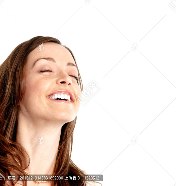 年輕快樂的女人。