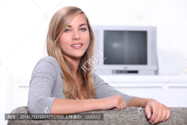 十幾歲的女孩放松