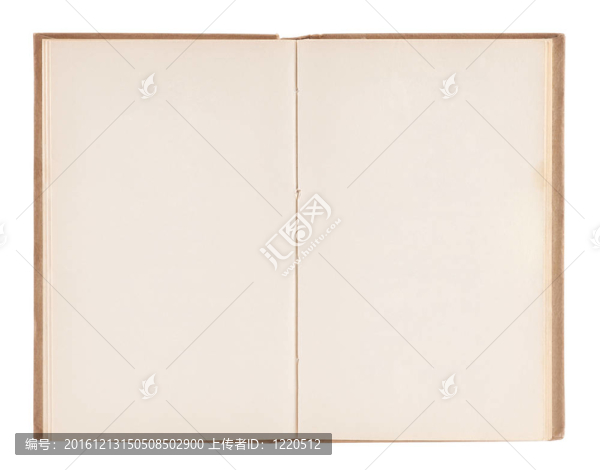 打開舊的空白書