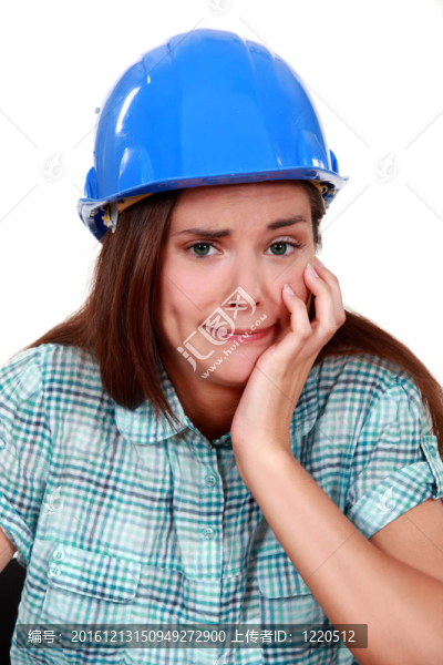 女企業(yè)家做鬼臉