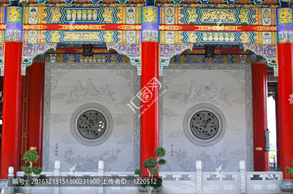 中華寺的墻。