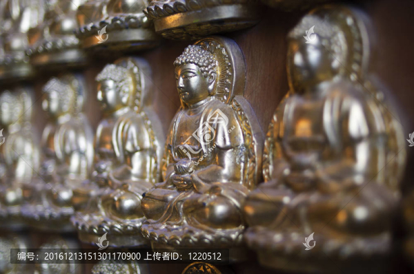 如來佛祖在泰國(guó)中華寺的墻上。